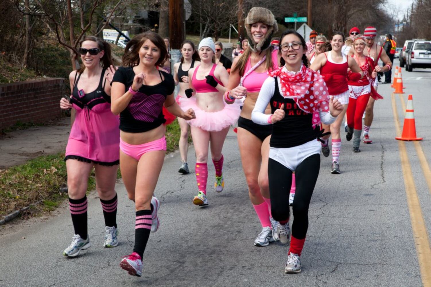 Cupid's underwear run