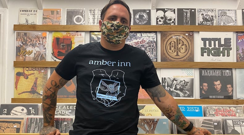 James Downing-Groth is the founder of Blind Rage Records, a punk and hardcore record shop located in Dayton's Belmont neighborhood.