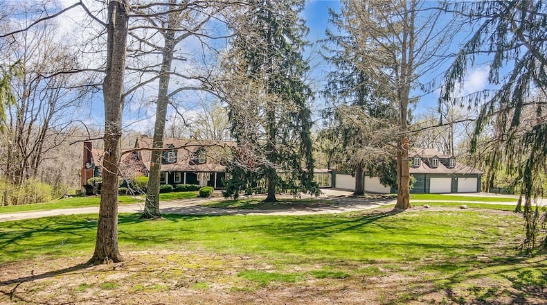 "Little Fox Farm" was originally built in 1939 but has undergone extensive updates and additions. The nearly ten acre property includes a spring fed pond.