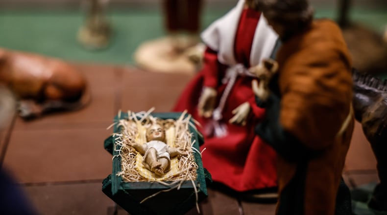 The University of Dayton is opening a new nativity exhibition  at the Roesch Library called Joy to the World. The exhibit is open to the public November 25 to January 17. The exhibit feature songs paired with the nativities. JIM NOELKER/STAFF