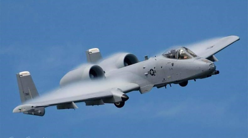 A demonstration of a Fairchild Republic A-10 Thunderbolt II, dubbed the ‘Warthog,’ was part of the 2020 Vectren Dayton Air Show June 27-28. The Air Force is moving on from its steady, slow-flying attack jets that have been heralded for decades of service, especially among the ground forces saved by A-10 Thunderbolt IIs while fighting in Iraq and Afghanistan. (Contributed photo)