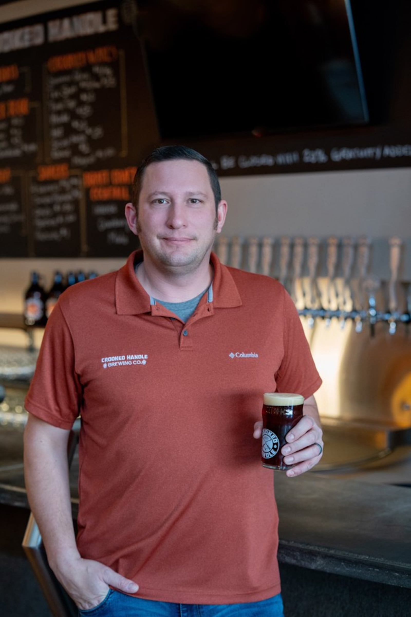 Jason Moore is the owner and head brewer at Crooked Handle Brewing Co.