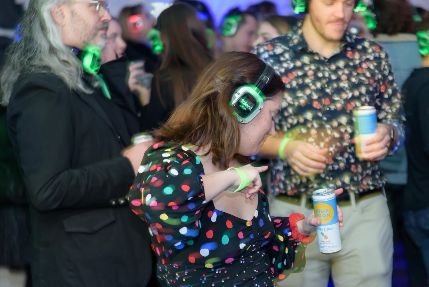 PHOTOS: Did we spot you at Dayton's New Year's Eve Ball Drop and Silent Disco at Yellow Cab Tavern?