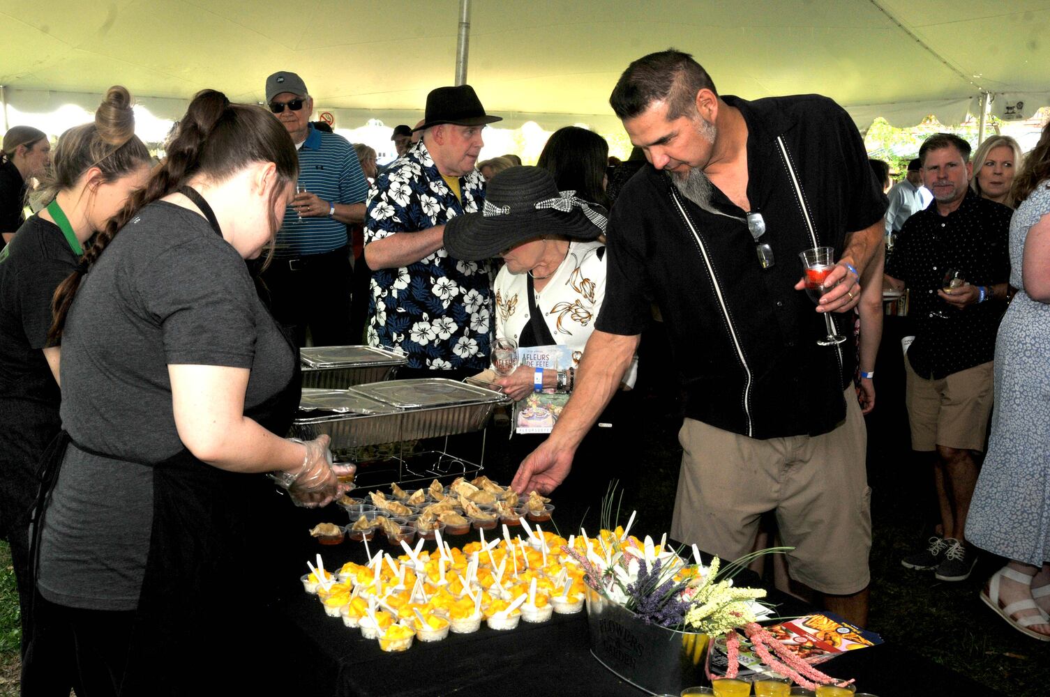 Did we spot you at Fleurs de Fete at Carillon Historical Park?