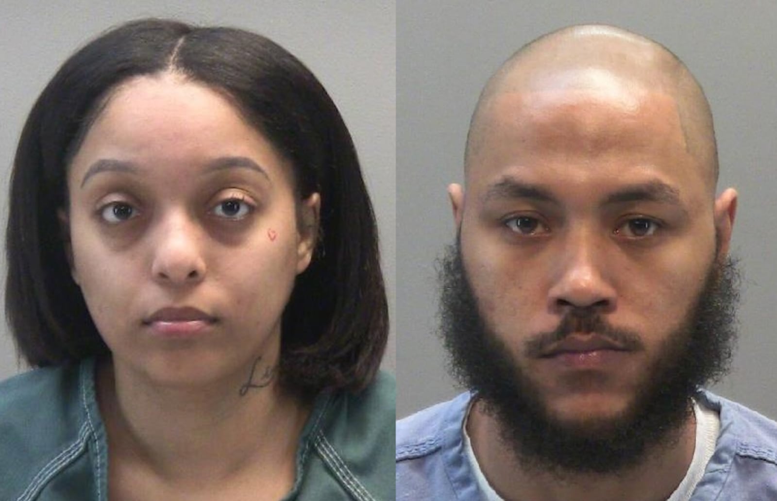 Tre’a Lynette Miller (left) and Jaevon Nathaniel Wells (right). Photos courtesy of Montgomery County Jail.