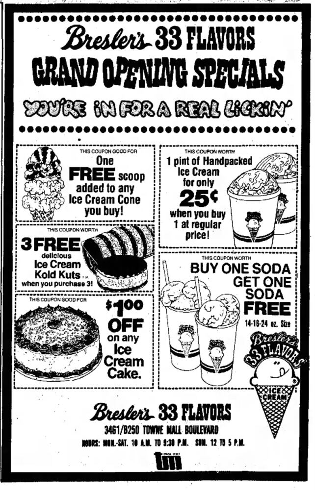 Towne Mall 1977 grand opening
