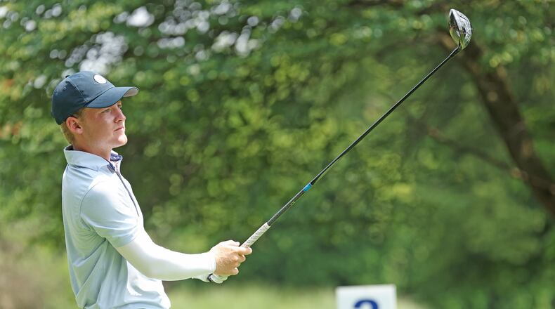 Tyler Goecke has yet to make a bogey and leads the Metro by three shots after two rounds at Miami Valley Golf Club. Ron Alvey, Miami Valley Golf Association/CONTRIBUTED