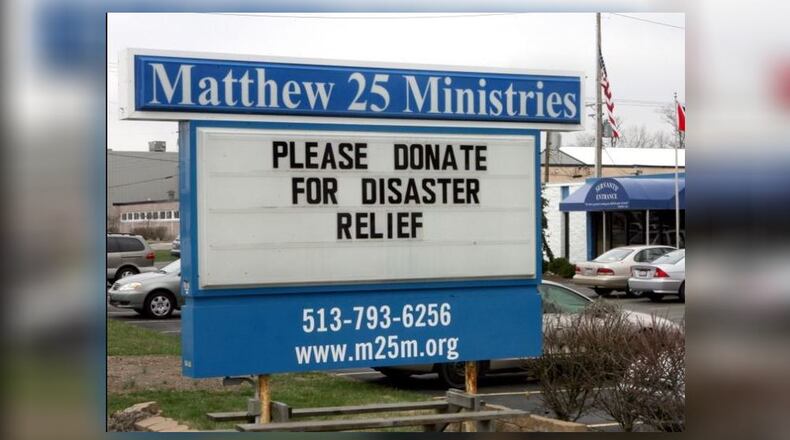 Matthew 25: Ministries in Cincinnati. CONTRIBUTED