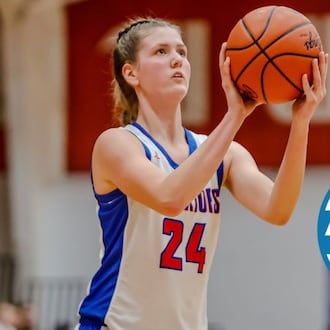 Northwestern sophomore Lilly Bushey is the Dayton Daily News Athlete of the Weeks for voting between Feb. 2-8. MICHAEL COOPER / STAFF