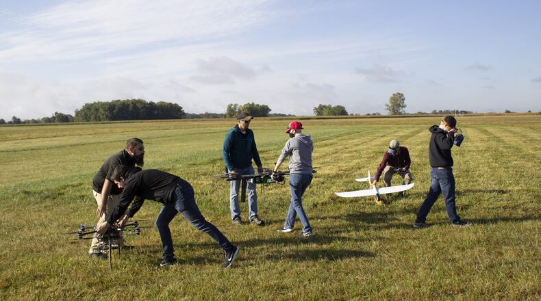The CAL Analytics crew at work. Contributed.
