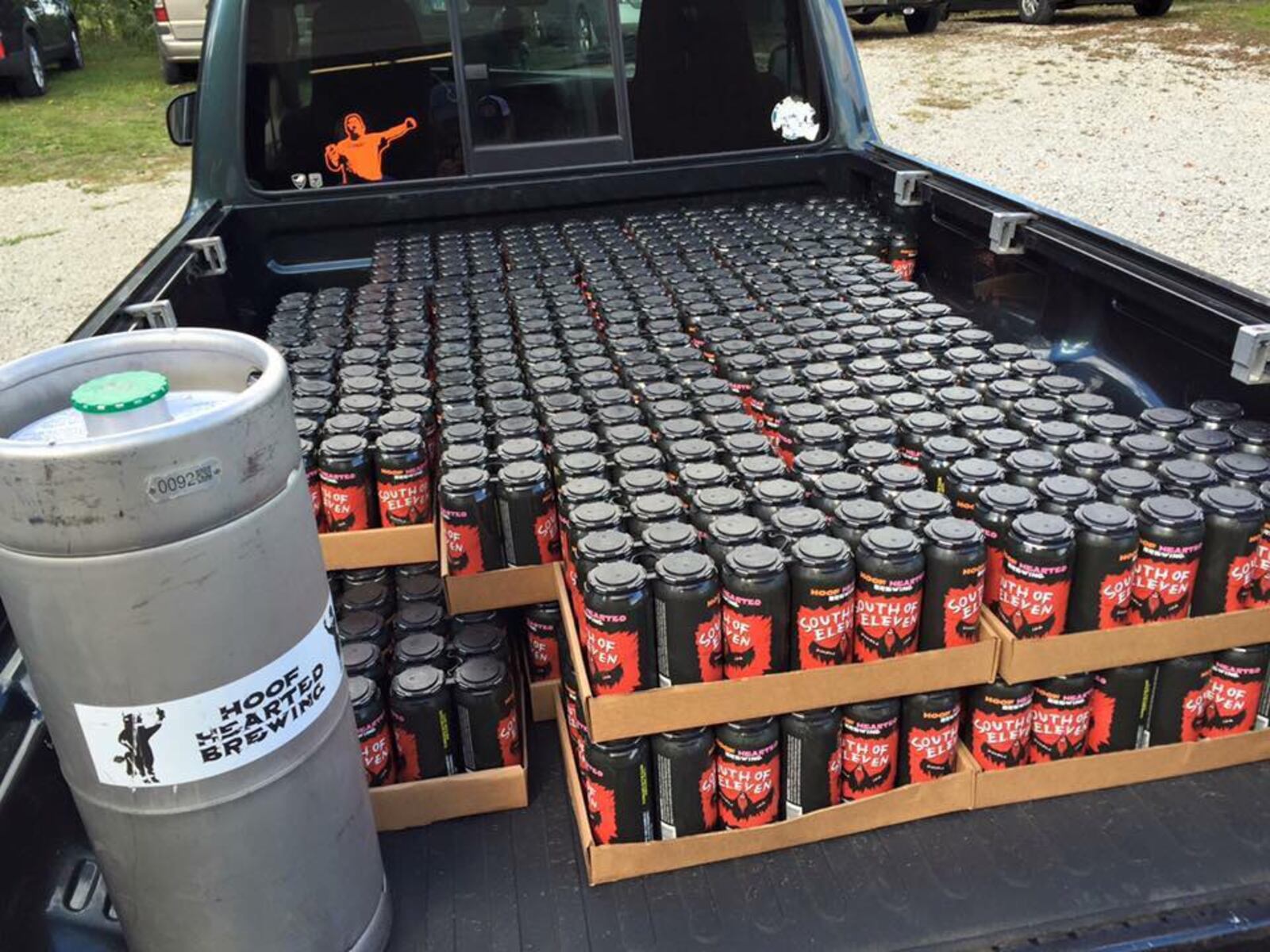 Chris Thompson and Gus Stathes dreamed of eating Skyline Chili with White Castle sliders and made it happened.  Chris Thompson's truck is pictured during a run to Hoof Hearted Brewery for Ollie's Place in Washington Twp.