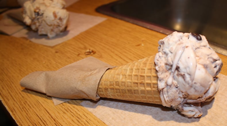 Ice cream from Velvet Ice Cream in Utica, Ohio. CONTRIBUTED