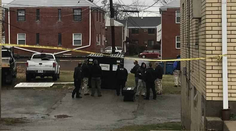 A body was recovered Saturday from a dumpster in Kettering. / Jen Balduf