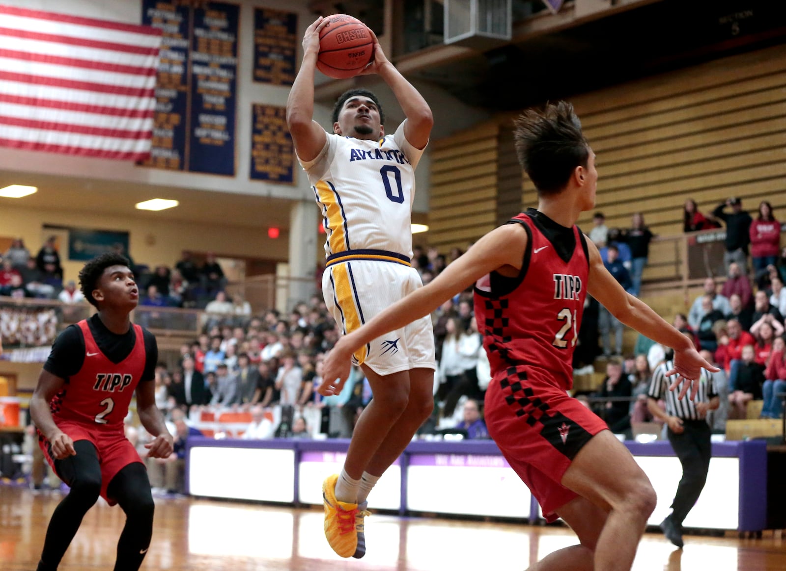 Tippecanoe defeated Butler 50-40 in a Miami Valley League boys basketball matchup on Tuesday, Jan. 6, 2026, in Vandalia. STEVEN WRIGHT / STAFF.