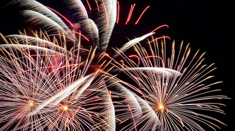 The city of New Carlisle fireworks Saturday night, June 25, 2022. MARSHALL GORBY \STAFF
9 files