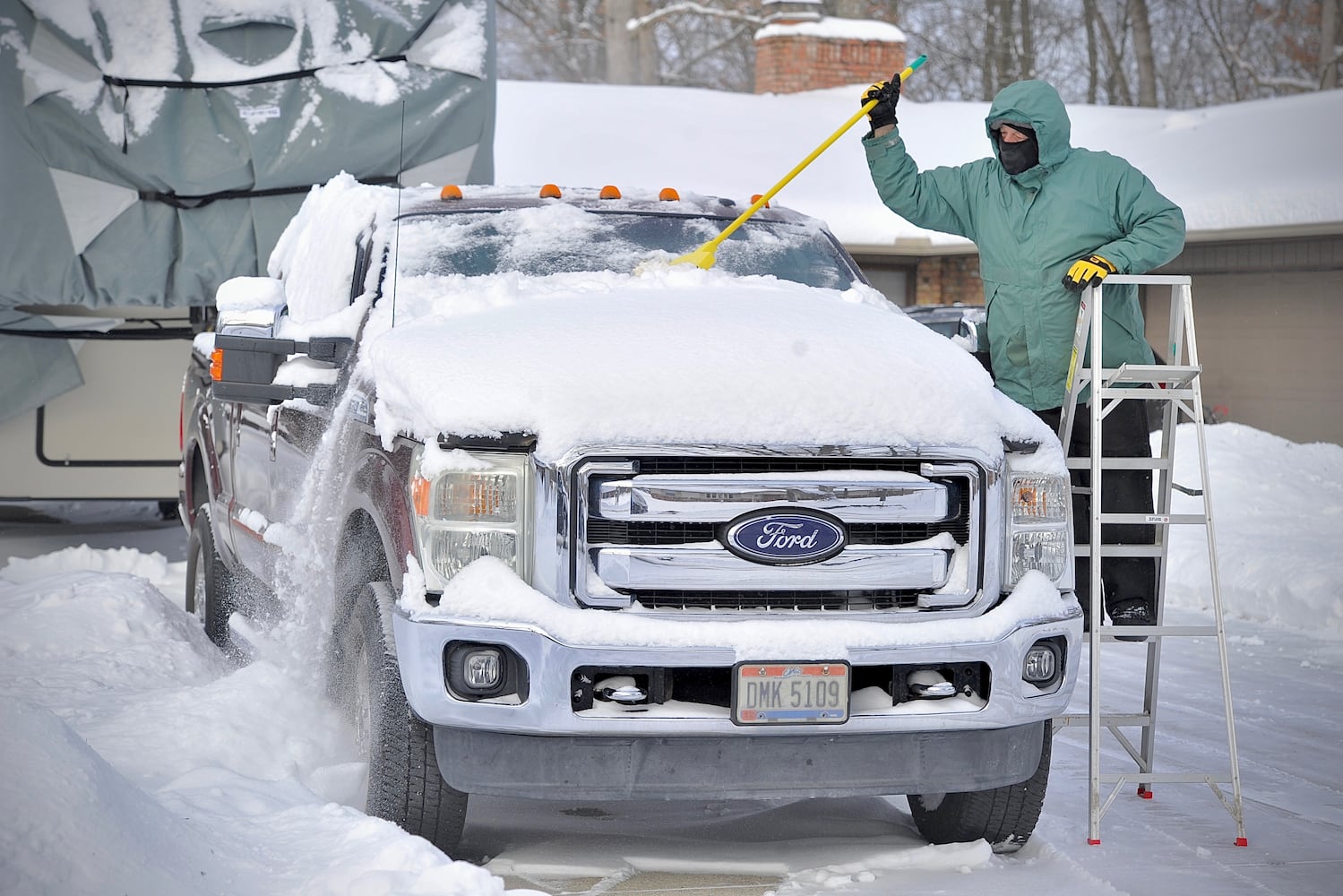 Snow in Springfield after Jan. 24-25, 2026 storm