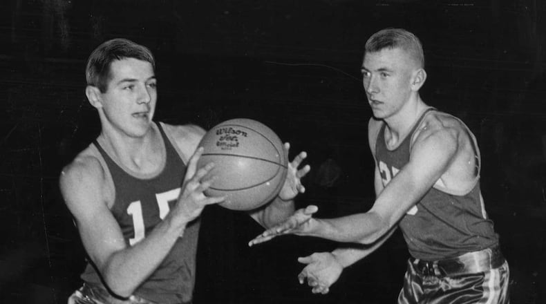 Belmont’s Don May (left) and Bill Hosket, 1964.
