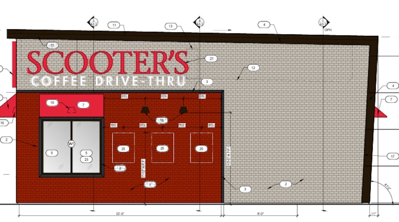 The Lebanon Planning Commission approved the site plan for the construction of a Scooter's Coffee Drive-Thru on West Main Street. CONTRIBUTED/CITY OF LEBANON