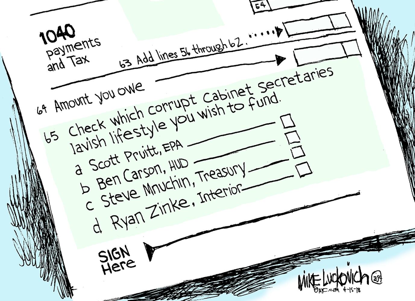 Week in cartoons: Robert Mueller, Syria and more