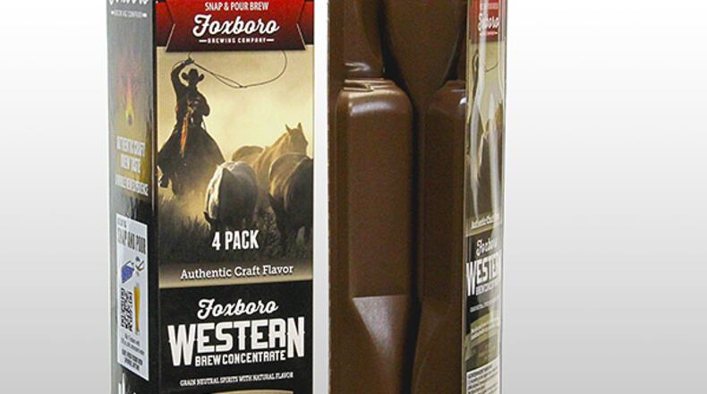 Foxboro Brewing Company offers four brews from concentrate in individual packs or 4-pack boxes.