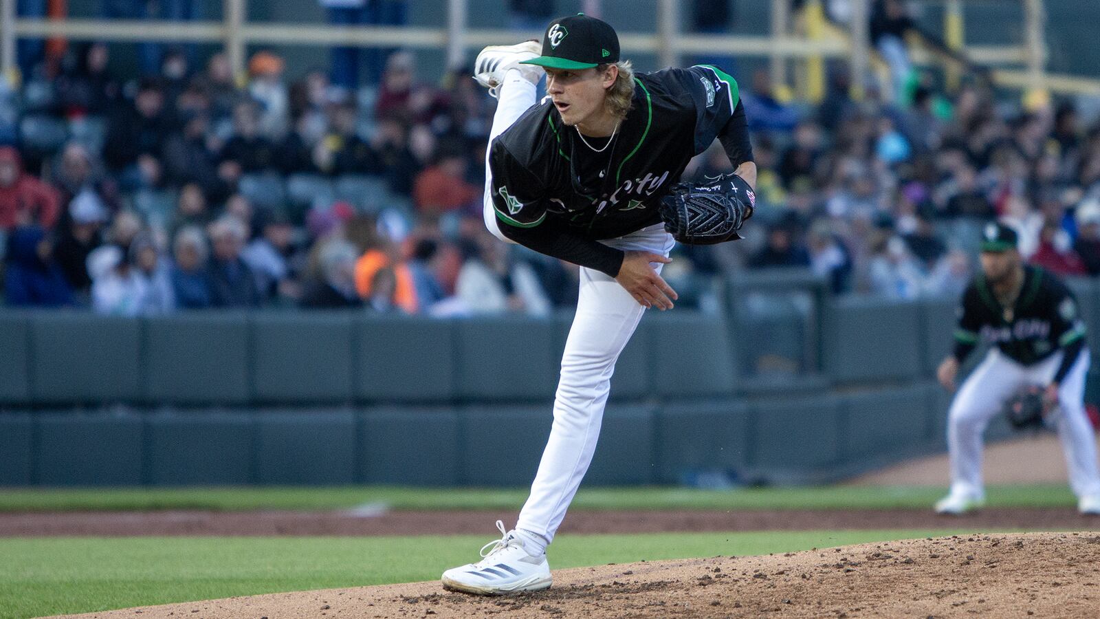 Dragons starter Luke Hayden shut out Fort Wayne through five innings one hit and one walk. He struck out five to earn the win. Jeff Gilbert/CONTRIBUTED
