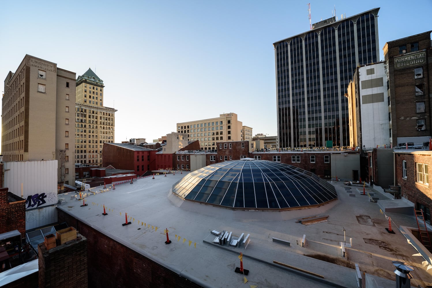 PHOTOS: Dayton Arcade helicopter delivery