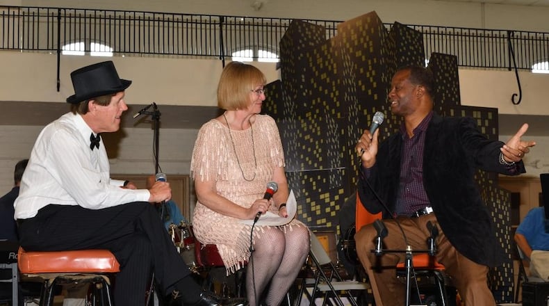 From left: FaithandFriendsRadio.com co-founders Bill Nance and Melody Morris with Christian music pioneer Larnelle Harris. CONTRIBUTED