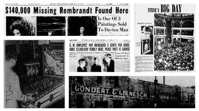 Dayton history headlines. Week of Feb. 5-11. DAYTON DAILY NEWS ARCHIVES