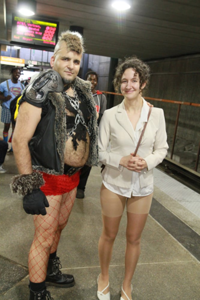 No Pants Subway Ride Atlanta 2013