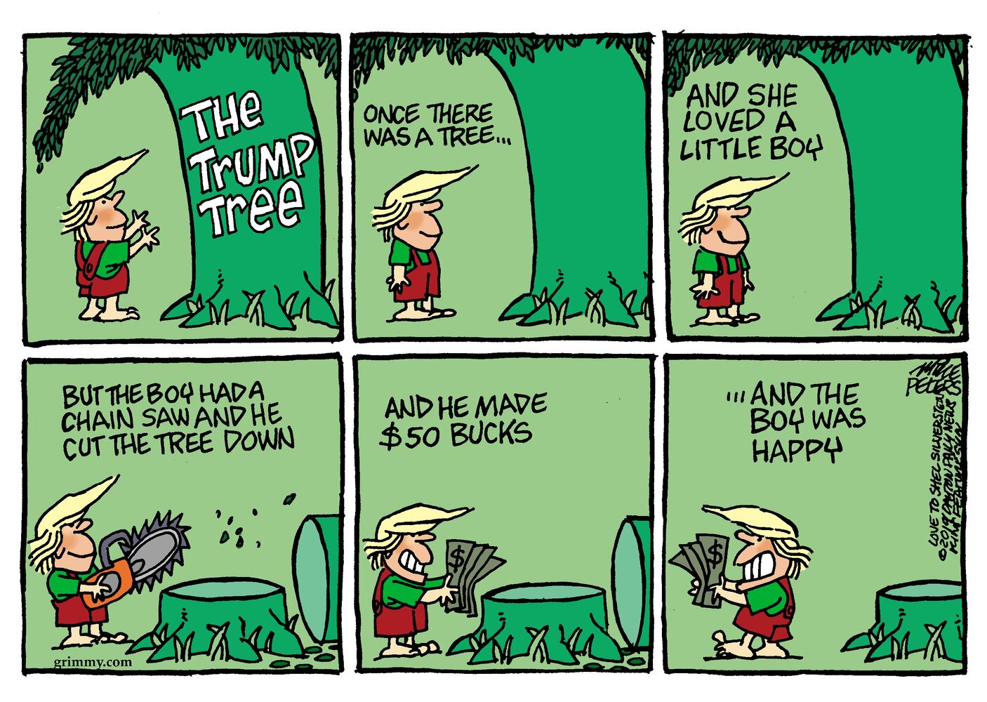 2019: The best of Pulitzer Prize winner Mike Peters political cartoons