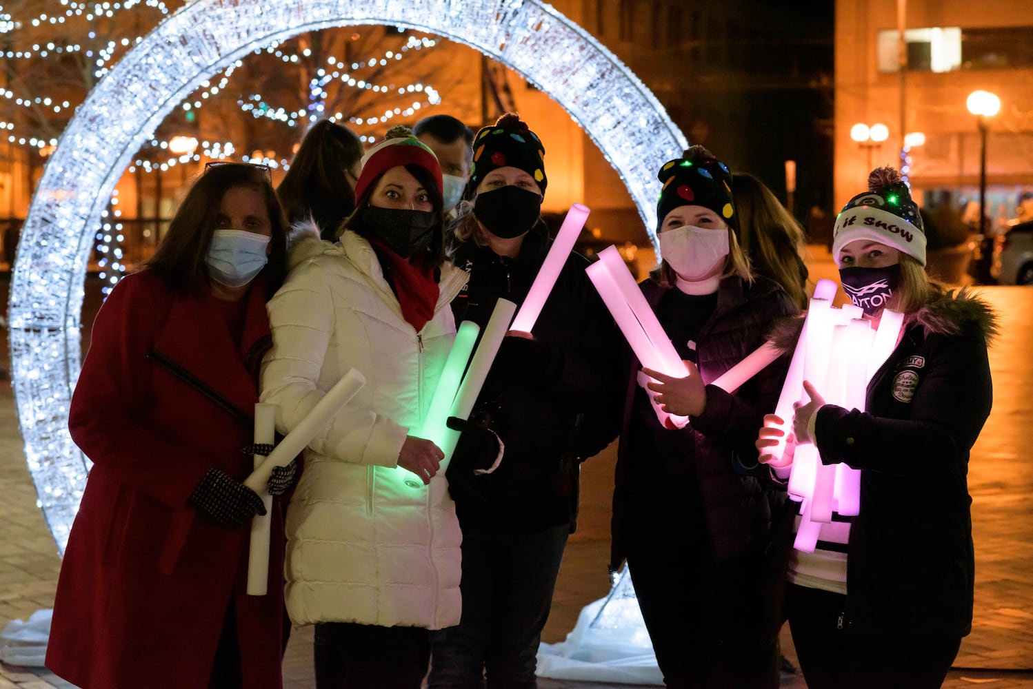 PHOTOS:  A behind the scenes look at filming of Downtown Dayton's Virtual Grande Illumination