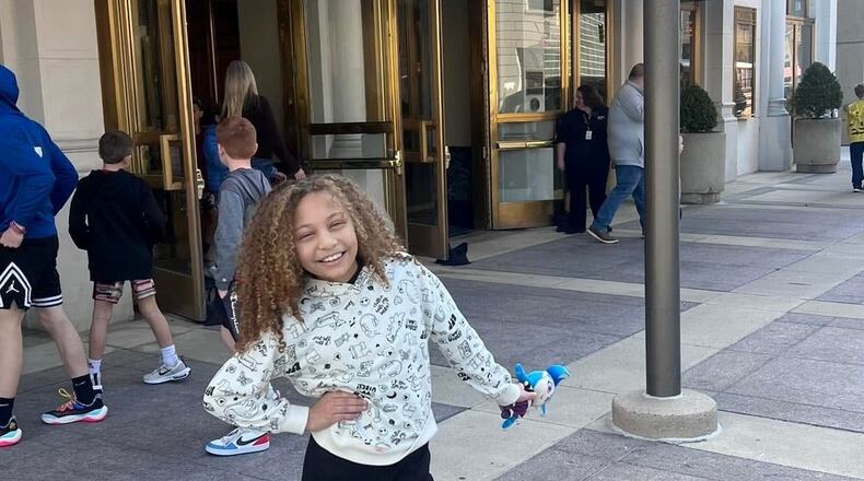 Pamela Chandler’s daughter, Jasmine, enjoying Mister C’s Science Show at the Victoria Theatre, an exciting highlight made possible through last season’s Discovery Series. CONTRIBUTED