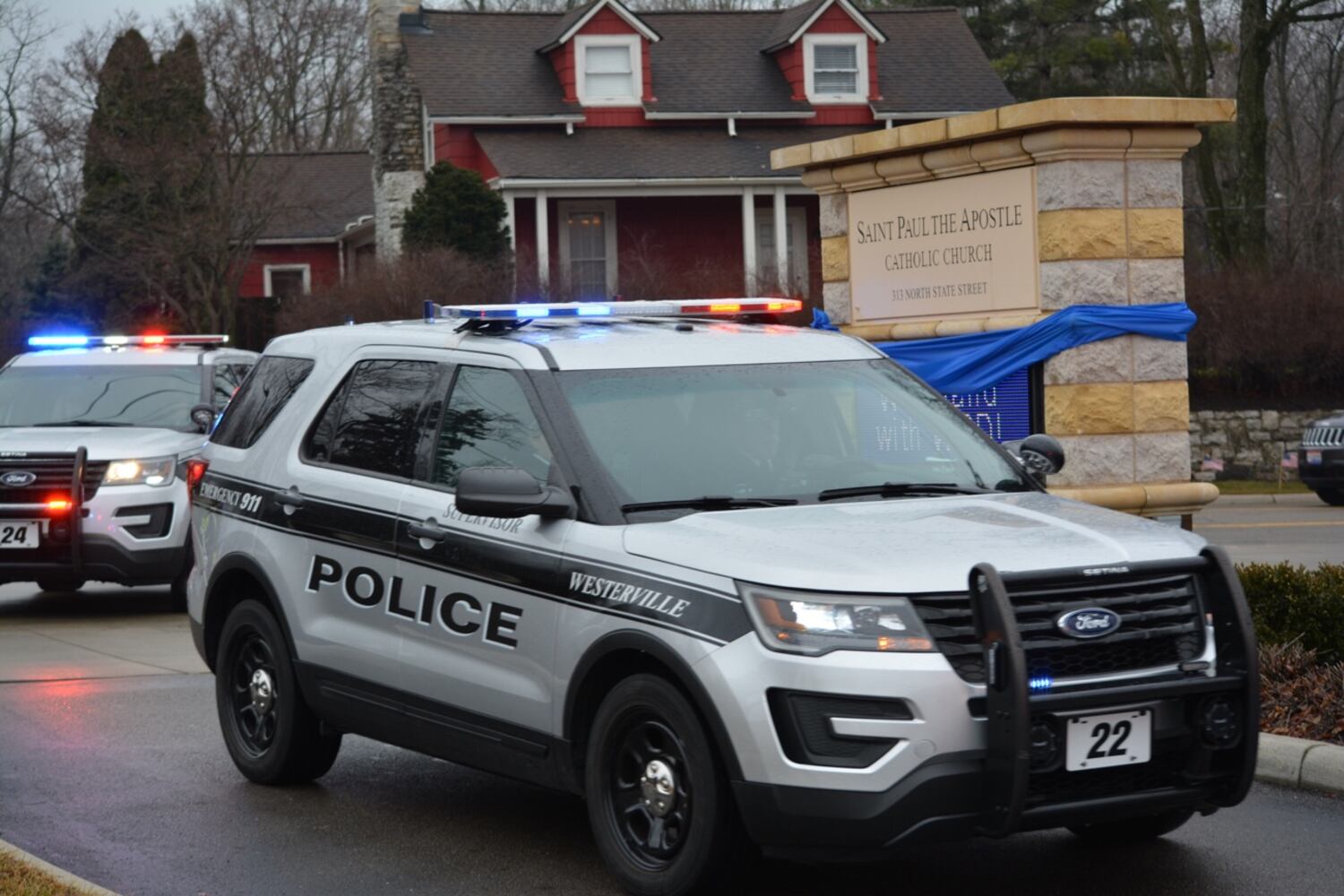 PHOTOS: Funeral held for Westerville, Ohio officers who were killed