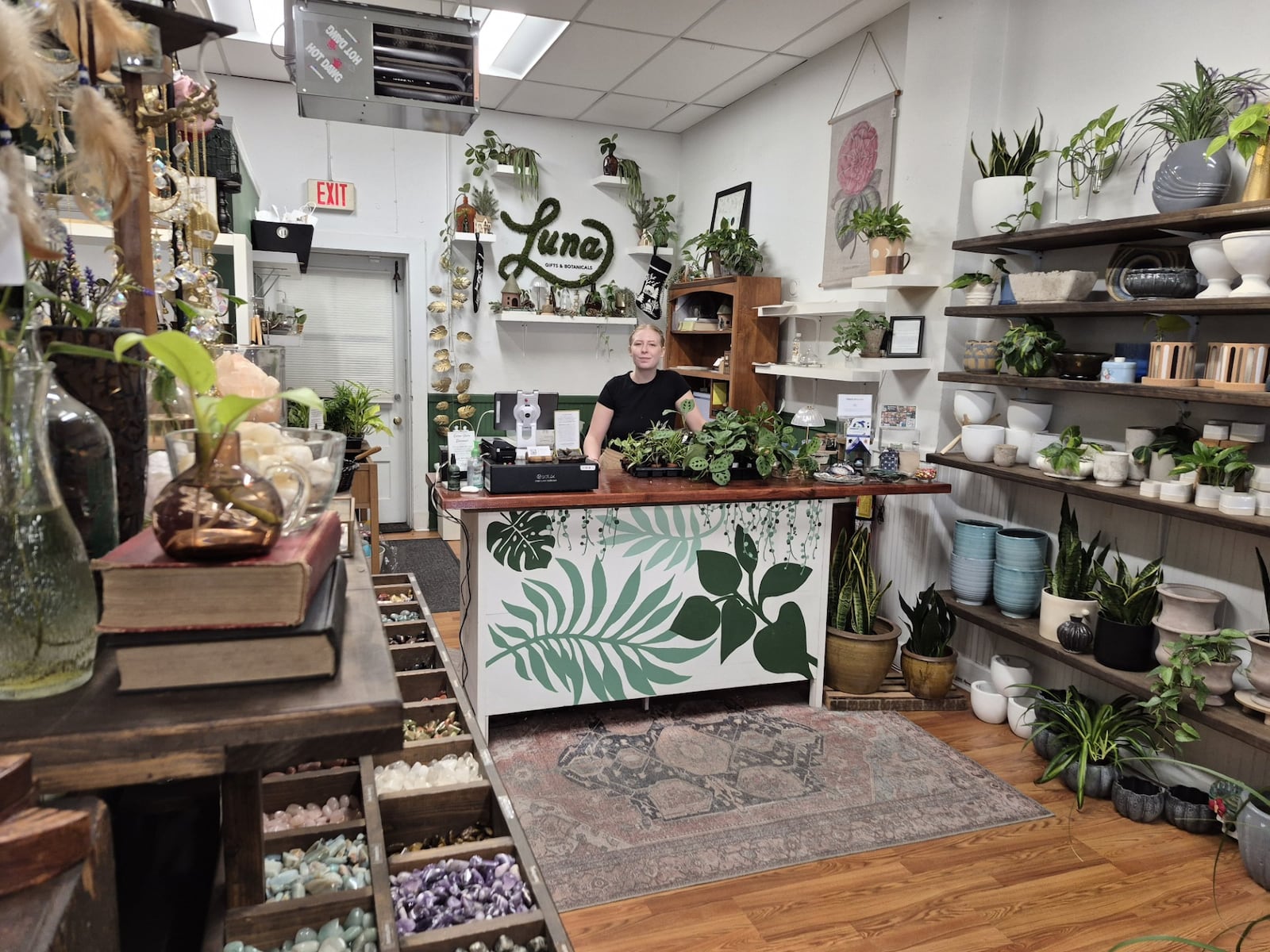 Luna Gifts and Botanicals manager Teresa Koppen said she's shops local to support small business and to find unique, quality gifts. MICHAEL KURTZ / STAFF