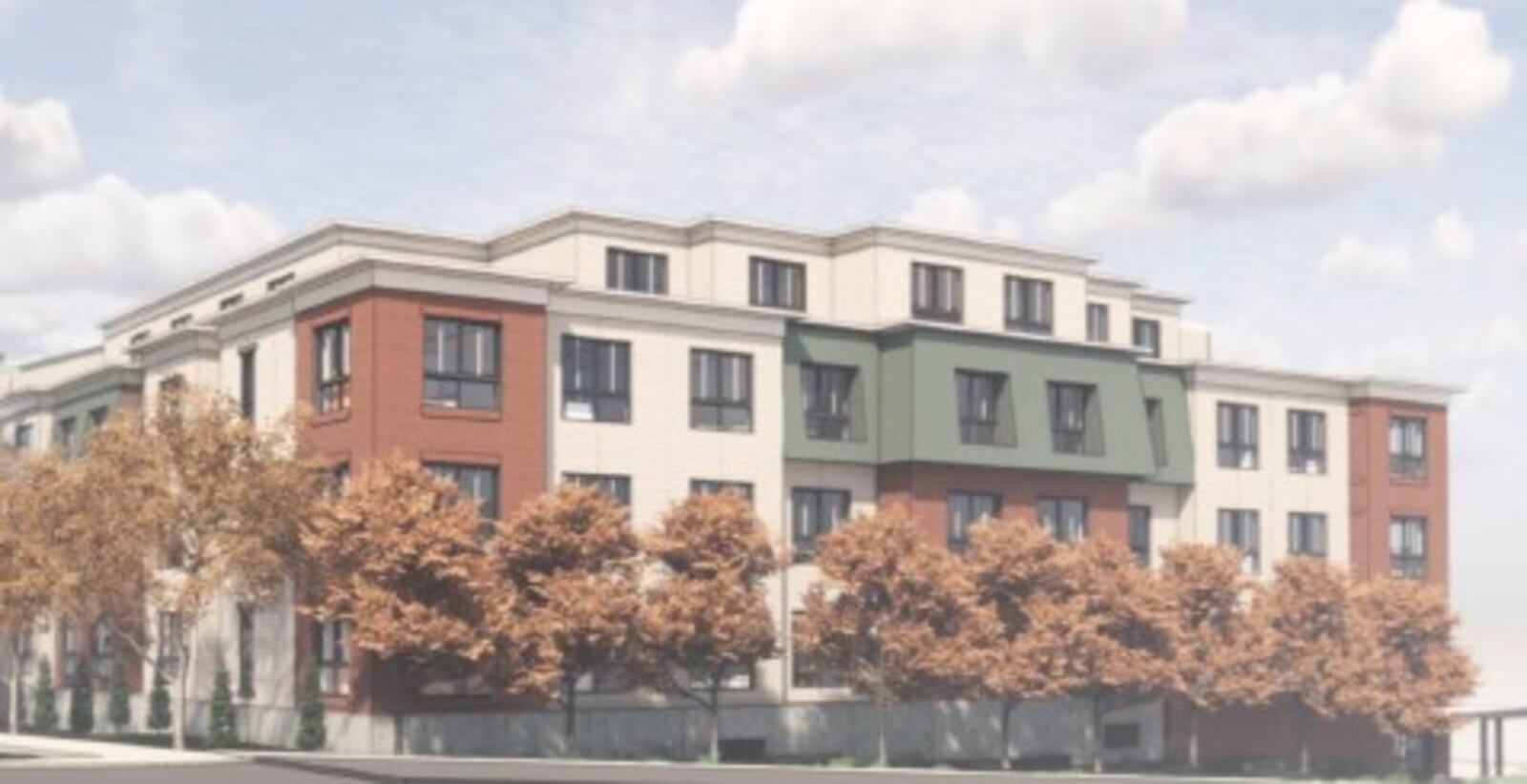 A rendering of proposed housing for Southern Dayton View in northwest Dayton. CONTRIBUTED BY BERARDI+