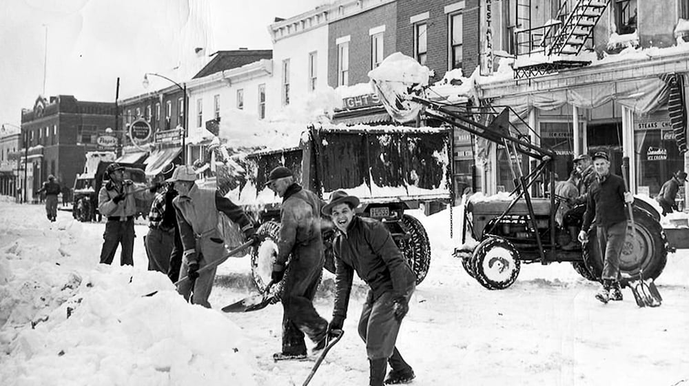 Remembering the Thanksgiving Blizzard and "Snow Bowl" of 1950. DAYTON DAILY NEWS ARCHIVES