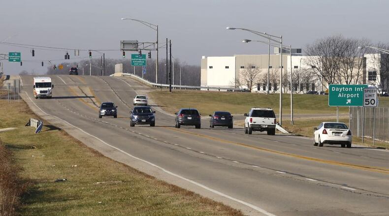 Ohio transportation planners have approved $8 million in improvements for U.S. 40 near the Airport Access Road. The interchange is a key gateway not only to Dayton International Airport but to a growing cluster of logistics companies. FILE