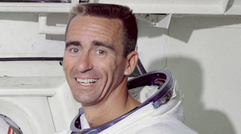 2018 National Aviation Hall of Fame Enshrinee and Apollo 7 Lunar Module Pilot Walt Cunningham. (Courtesty photo)