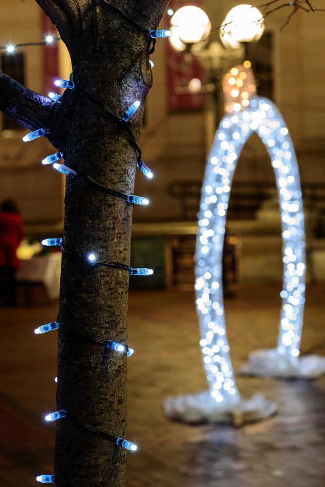 PHOTOS:  A behind the scenes look at filming of Downtown Dayton's Virtual Grande Illumination