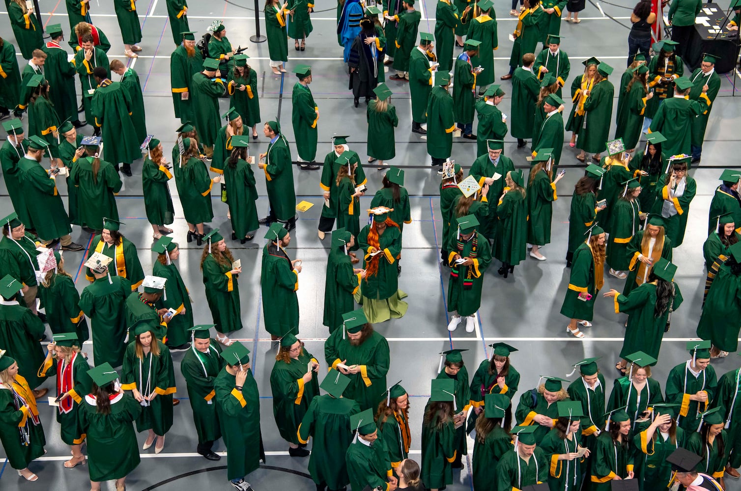Wright State University's 2025 spring commencement
