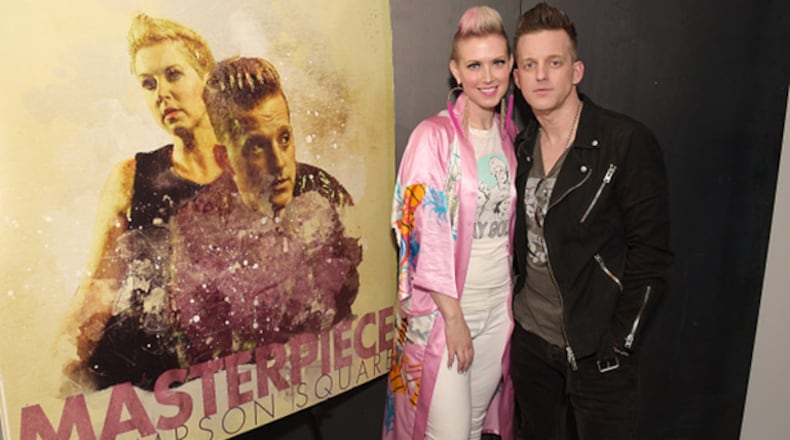 NASHVILLE, TN - APRIL 03: Shawna Thompson and Keifer Thompson of the band Thompson Square attend a listening event for their new album "Masterpiece" at The Steps at WME on April 3, 2018 in Nashville, Tennessee. (Photo by Jason Kempin/Getty Images)