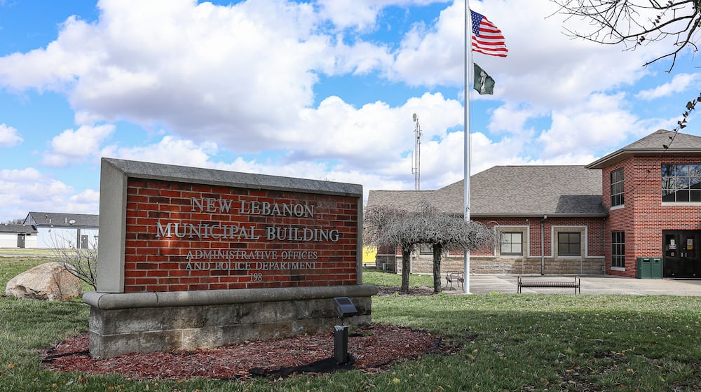 New Lebanon's municipal building, which includes the village's council chambers, is located on South Clayton Road. BRYANT BILLING / STAFF
