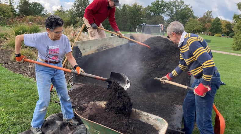 Five Rivers MetroParks is accepting volunteers for its Make a Difference Day on Oct. 22. Volunteers will help beautify parks by removing invasive species, planting trees and getting the parks ready for winter. Photo courtesy Five Rivers MetroParks.