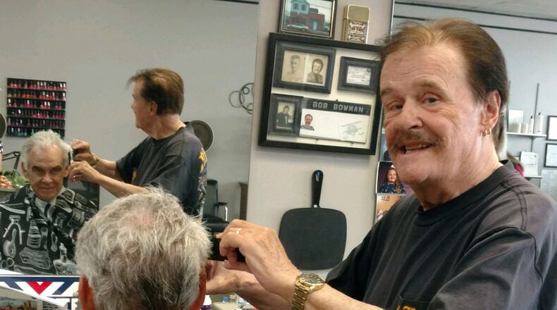 Bob Bowman is retiring after a 60-year career as a barber. When he left Fairview High School, the native Daytonian went to Dayton Barber College, then got a job at a barber shop in the Miracle Lane Shopping Center on Salem Avenue. Contributed