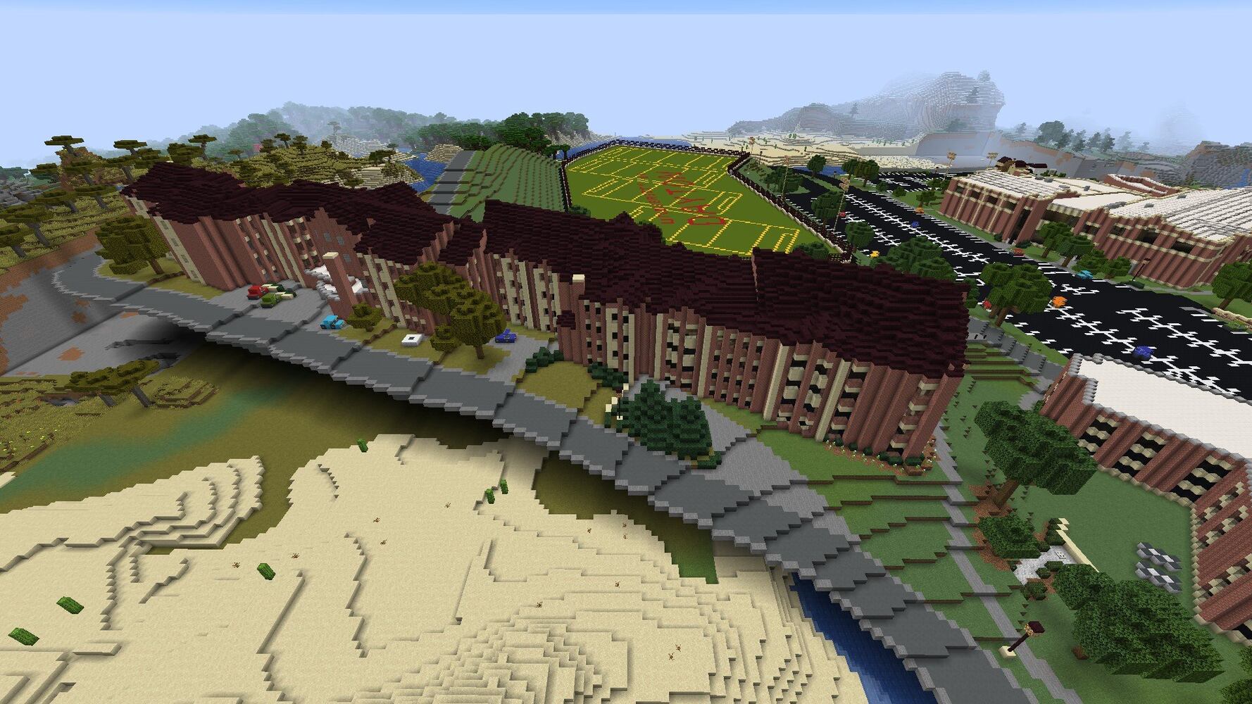 PHOTOS: Take a tour of the University of Dayton campus in Minecraft