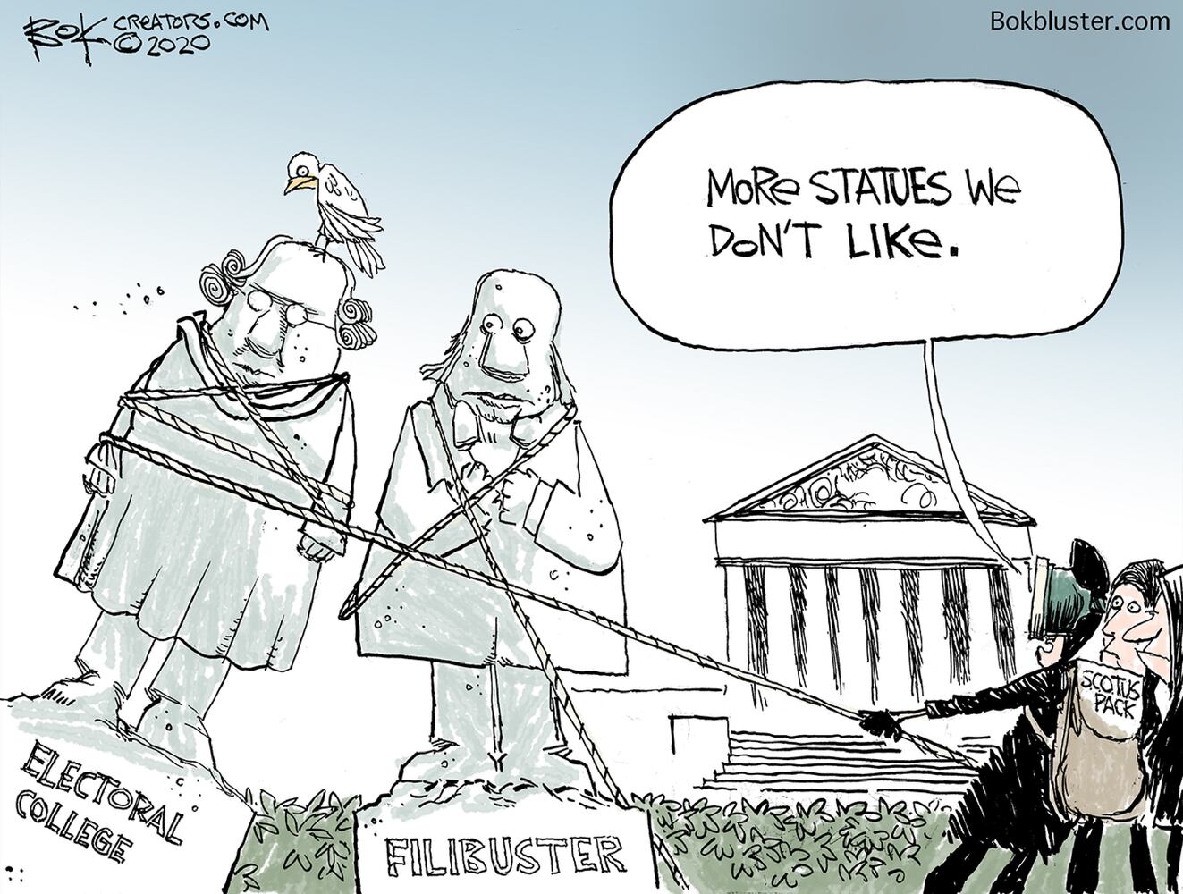 Week in cartoons: 200,000 COVID-19 deaths, Supreme Court nominees and more