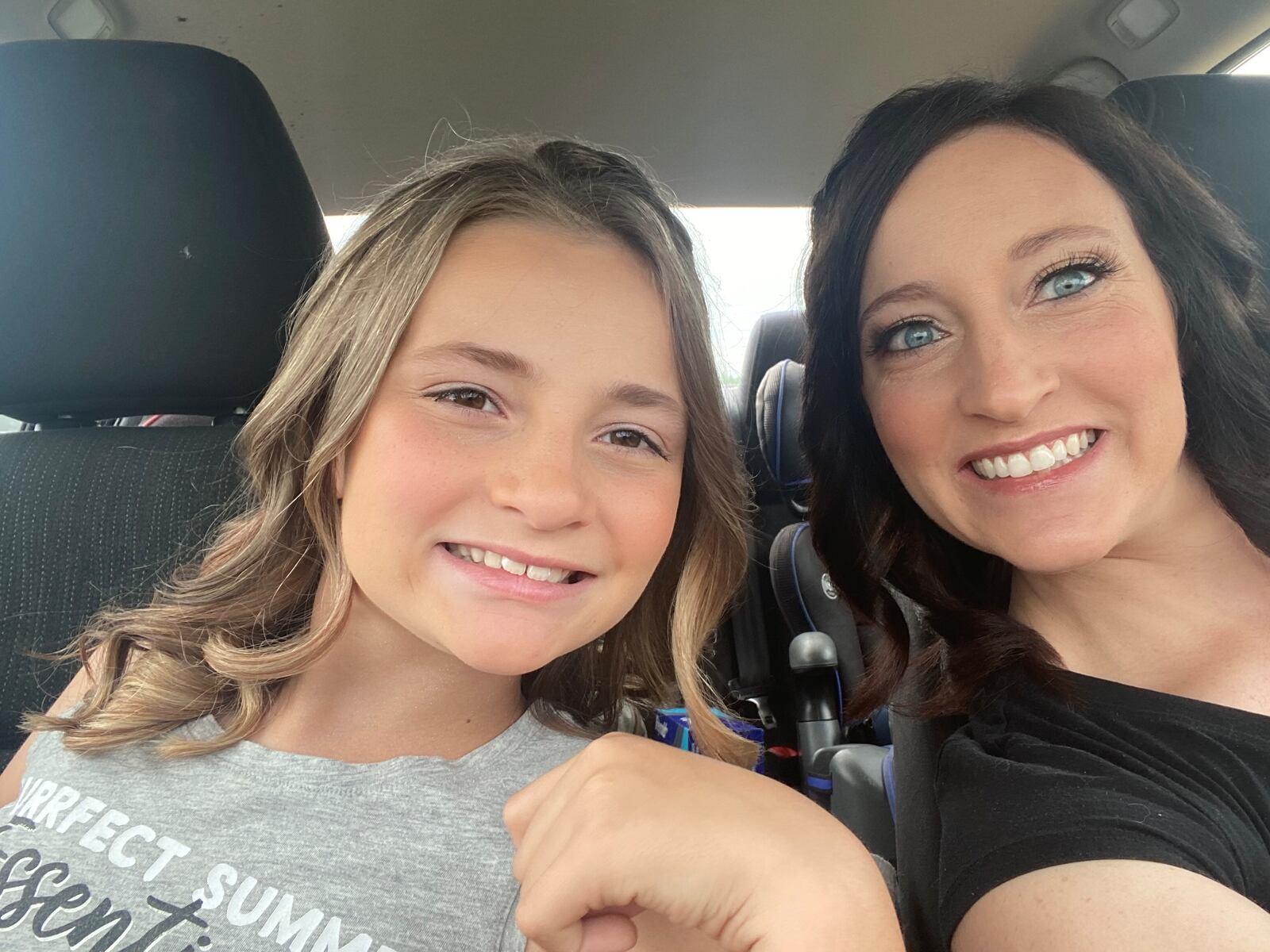 Janelle Hooser, right, has found greater meaning and purpose in her work as a hair stylist since the pandemic. Contributed photo