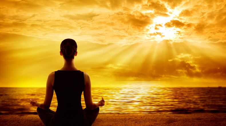 Mindfulness is a type of meditation where you focus on being intensely aware of what you’re sensing and feeling in the moment, without interpretation or judgment. (Inara Prusakova/Dreamstime/TNS)