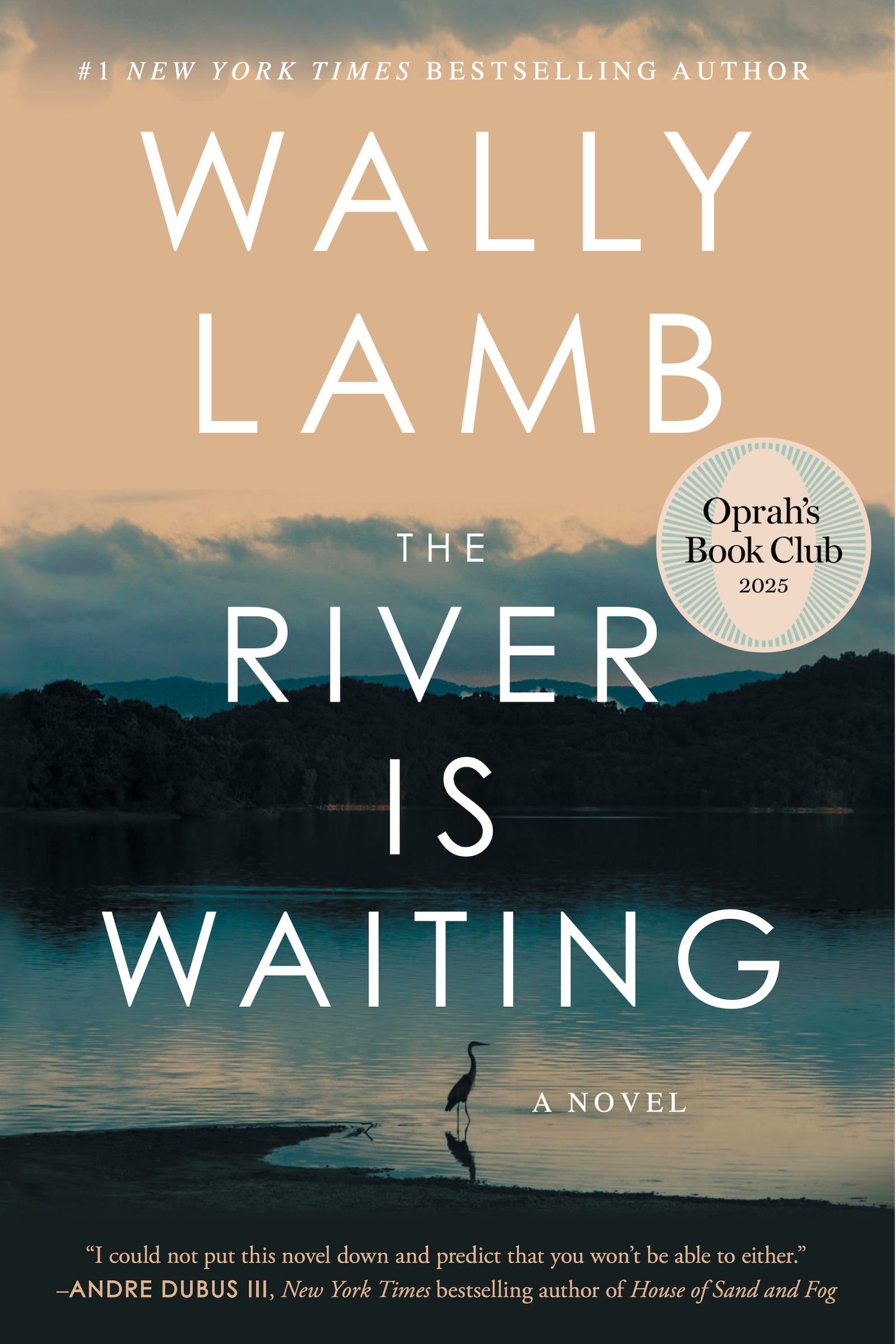 This cover image released by Simon & Schuster/Marysue Rucci Books shows "The River is Waiting" by Wally Lamb. (S&S/Marysue Rucci Books, via AP)