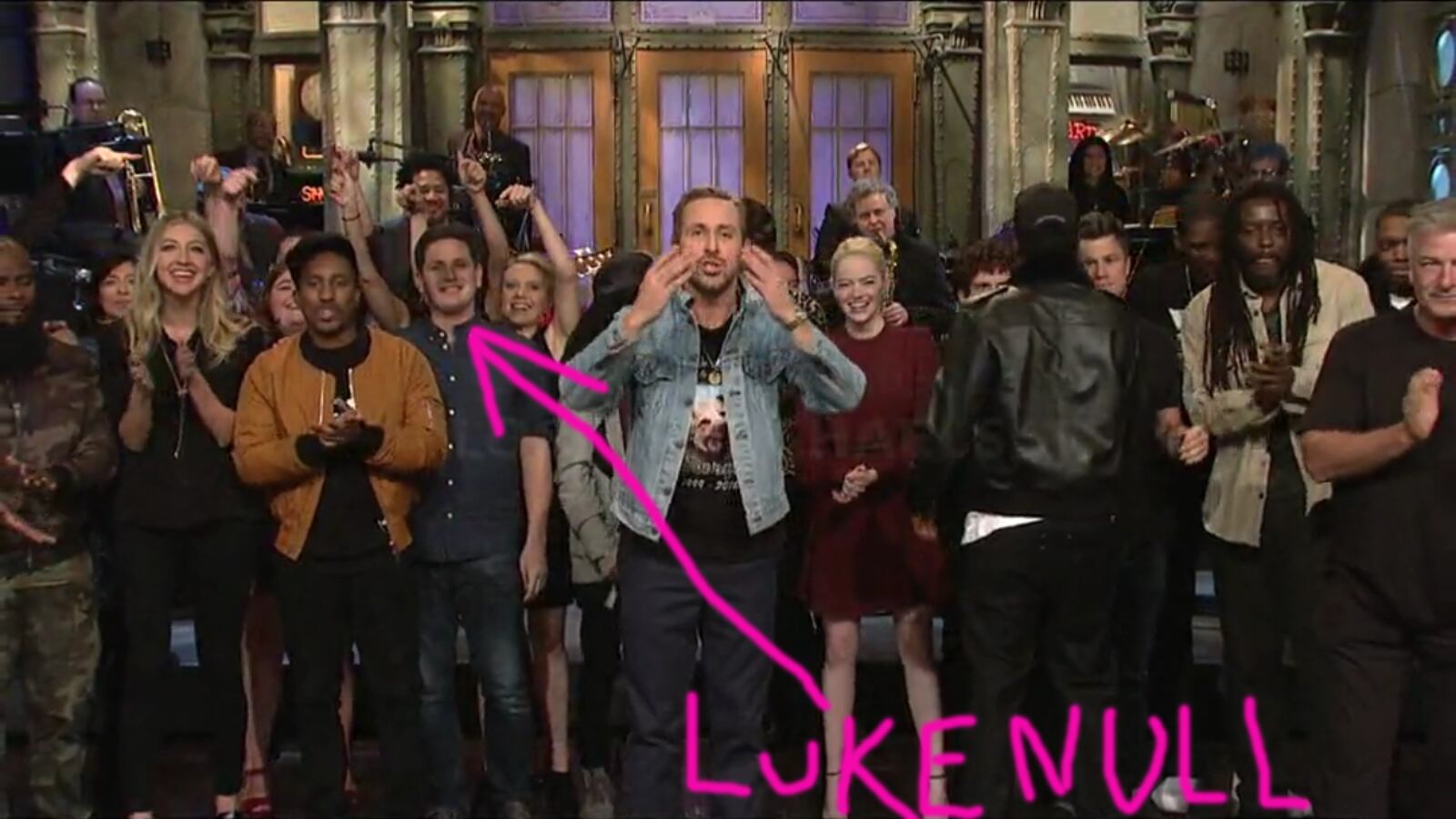 Lakota East graduate Luke Null just joined the cast of Saturday Night Live. Image: screen grab/NBC